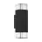 Eglo Wandleuchte Castelnuovo Aluminium Schwarz Up & Down | IP65 - Geeignet für 1x GU10