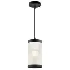 Nordlux Coupar Pendelleuchte Plastik Schwarz | Geeignet für E27